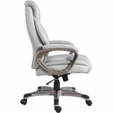 Lorell Kyros High-Back Executive Chair, Gray Seat Color, Gray Back Color (LLR63291) Each