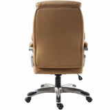 Lorell Kyros High-Back Executive Chair, Caramel Seat Color, Caramel Back Color (LLR63292) Each