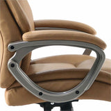 Lorell Kyros High-Back Executive Chair, Caramel Seat Color, Caramel Back Color (LLR63292) Each