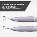 Sharpie S-Gel Fashion Barrel Gel Pen, Retractable, Medium 0.7 mm, Black Ink, Violet Barrel, 4/Pack (SAN2195670) Pack of 4
