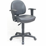 Lorell Millenia Series Pneumatic Adjustable Task Chair, Black (LLR80014) Each