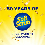Soft Scrub Total Bath/Kitchen Cleanser, 24 fl oz (0.8 quart), Fresh, Lemon Scent (DIA07224EA) Each