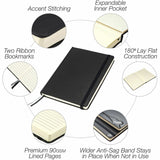 Samsill Classic Hardbound Journal, 10" x 7.5", Faux Leather, PU Leather Cover, 120 Sheets, 240 Pages (SAM22310) Each