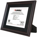 Lorell Two-toned Certificate Frame, 16" x 13", Black (LLR49417) Each