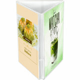 Deflecto 3-Sided Sign/Menu Holder, Support 4" x 6" Media, Clear, Plastic, Polystyrene (DEF4444) Each