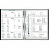 Rediform Timanager DuraFlex Appointment Book, Letter, 8½" x 11", 13-Month, Dec 2026-Dec 2027, Black, Twin Wire, Poly Cover (REDC5930V81T) Each