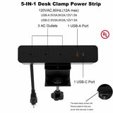 Lorell Power Outlet, 4 x Power Receptacles Desk Mountable (LLR34001) Each