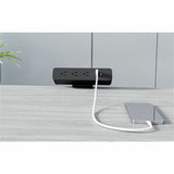 Lorell Power Outlet, 4 x Power Receptacles Desk Mountable (LLR34001) Each