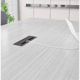 Lorell Power/Data Outlet, 5 x Power Receptacles, 120 V AC Desk Mountable (LLR34005) Each