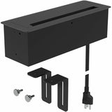 Lorell Power/Data Outlet, 5 x Power Receptacles, 120 V AC Desk Mountable (LLR34005) Each