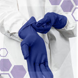 Kimtech Vista Nitrile Exam Gloves, Large, Purple, 200/Box (ANS62828) Box of 200