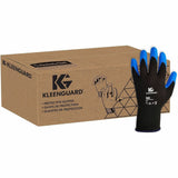 KleenGuard G40 Multi-Purpose Work Gloves, 9.44" Glove Length, Black, Blue (ANS40227CT) Case of 60