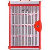Victor Classroom Cell Phone Locker, Overall Size 20.7" x 12.4", Red, Pressure Resistant, Drop Resistant (VCTPB032) Each