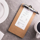 Officemate Memo/Receipt-Sized Clipboards, Storage for Receipt, Hardboard, Wood, 12/Carton (OIC83156) Case of 12