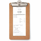 Officemate Memo/Receipt-Sized Clipboards, Storage for Receipt, Hardboard, Wood, 12/Carton (OIC83156) Case of 12