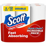 Scott Choose-A-Sheet Paper Towels, 6/Pack (KCC56668) Pack of 6