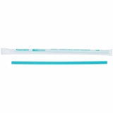 Phade Compostable Straws - 7.8" Height x - Polyhydroxyalkanoate (PHA) - Caribbean Blue - 375 / Box (WCP511178BX) 375