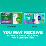 Swiffer Sweeper Wet Mop Cloths, Lavender Scent, 8" x 10", 19 Cloths/Pack, 2/Carton (PGC00743) Case of 2
