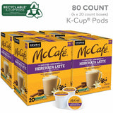McCafé McCafé K-Cup Horchata Latte, Medium, Per Box, 24 K-Cup, Kosher, 4/Carton (GMT9891CT) Case of 96