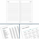 At-A-Glance Badge Floral Two-Year Monthly Planner, 3 1/2" x 6", 1" x 0.81" Block, 24-Month, Jan 2027-Dec 2028 (AAG1753F021) Each