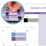 At-A-Glance Mariah Weekly Monthly Planner, 5½" x 8½", 12-Month, Jan 2027-Dec 2027, Mariah, Blue, Purple (AAG1754200) Each