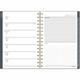 At-A-Glance Hera Weekly Monthly Planner, 5½" x 8½", 12-Month, Jan 2027-Dec 2027, Black, Gold (AAG1765200) Each