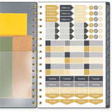 At-A-Glance Hera Weekly Monthly Planner, 5½" x 8½", 12-Month, Jan 2027-Dec 2027, Black, Gold (AAG1765200) Each