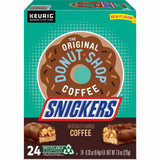 The Original Donut Shop K-Cup Snickers Coffee, Mild, Per Box, 24 K-Cup, Kosher, 4/Carton (GMT9608CT) Case of 96