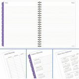 At-A-Glance Mariah Weekly Monthly Planner, Letter, 8½" x 11", 12-Month, Jan 2027-Dec 2027, Blue, Purple\ (AAG1754905) Each