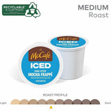 McCafe K-Cup Iced One-Step Mocha Frappe, Ice Coffee, Medium, Per Box, 24 K-Cup, Kosher, 4/Carton (GMT9845CT) Case of 96