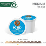 McCafe K-Cup Iced Duos Cookies & Caramel Coffee, Ice Coffee, Medium, Per Box, 24 K-Cup, 4/Carton (GMT9881CT) Case of 96