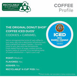 McCafe K-Cup Iced Duos Cookies & Caramel Coffee, Ice Coffee, Medium, Per Box, 24 K-Cup, 4/Carton (GMT9881CT) Case of 96