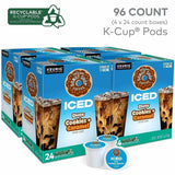McCafe K-Cup Iced Duos Cookies & Caramel Coffee, Ice Coffee, Medium, Per Box, 24 K-Cup, 4/Carton (GMT9881CT) Case of 96