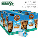 McCafe K-Cup Iced Duos Cookies & Caramel Coffee, Ice Coffee, Medium, Per Box, 24 K-Cup, 4/Carton (GMT9881CT) Case of 96