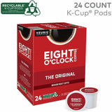 Eight O'Clock K-Cup, Ground Original Coffee, Medium, Per Box, 24 K-Cup, Kosher, 4/Carton (GMT0657CT) Case of 96