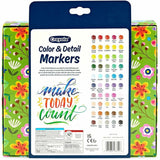 Crayola Color & Detail Marker Set, Multi Ink, 50/Pack (CYO586751) Pack of 50