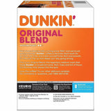 Dunkin' K-Cup Original Blend Coffee, 0.3 oz Per Box, Medium, 22 K-Cup, Kosher, 4/Carton (GMT0315CT) Case of 88