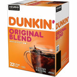 Dunkin' K-Cup Original Blend Coffee, 0.3 oz Per Box, Medium, 22 K-Cup, Kosher, 4/Carton (GMT0315CT) Case of 88