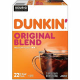 Dunkin' K-Cup Original Blend Coffee, 0.3 oz Per Box, Medium, 22 K-Cup, Kosher, 4/Carton (GMT0315CT) Case of 88
