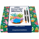 Crayola Dual-Ended Markers, Multi Ink, Water Based, 16/Pack (CYO586755) Pack of 16