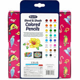 Crayola Blend & Shade Colored Pencils, Multi Lead, 24/Pack (CYO682126) Pack of 24