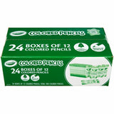 Crayola Bulk Colored Pencils, Multi Lead, 24/Box (CYO682133) Box of 24