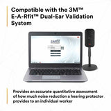 E-A-R UltraFit Earplugs, Blue, Regular, 18, Ear Protection, Cord Closure (MMM3404007) Box of 100
