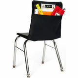 Seat Sack 1-Pocket, 17" x 2", Black, 1 Pocket(s), 1 Compartment(s), Chair, Poly Cotton (SSK30117) Each