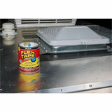 FLEX SEAL Flex Tape, 5 ft Length x 4", Black, Rubber Backing, 4/Carton (FLXTFSBLKR0405) Case of 4
