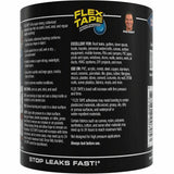 FLEX SEAL Flex Tape, 5 ft Length x 4", Black, Rubber Backing, 4/Carton (FLXTFSBLKR0405) Case of 4