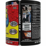 FLEX SEAL Flex Tape, 5 ft Length x 4", Black, Rubber Backing, 4/Carton (FLXTFSBLKR0405) Case of 4