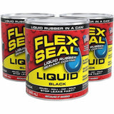 FLEX SEAL Sealant, 2 lb, Black, Synthetic Rubber1 (FLXLFSBLKR32) Case of 6