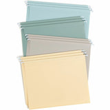Smead 1/5 Tab Cut Letter Hanging Folder, 8½" x 11", 1/2" Expansion, Assorted Tab Position, Assorted, 100 Sheets Capacity, 12/Pack (SMD10522) Pack of 12