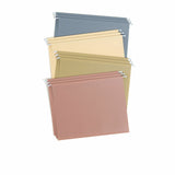 Smead 1/5 Tab Cut Letter Hanging Folder, 8½" x 11", 1/2" Expansion, Assorted Tab Position, Assorted, 100 Sheets Capacity, 12/Pack (SMD10524) Pack of 12